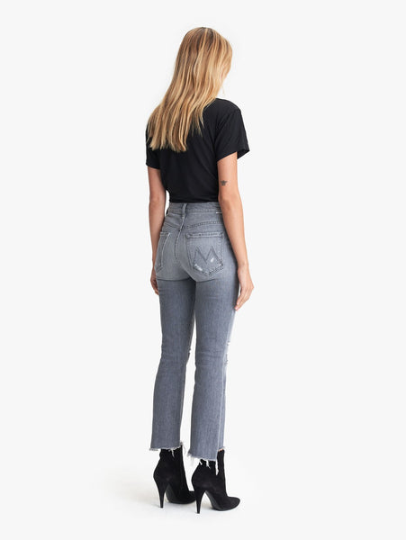 美品MOTHER INSIDER CROP STEP FRAY 墨黒 The Insider Crop Step Fray - Not Guilty | MOTHER DENIM