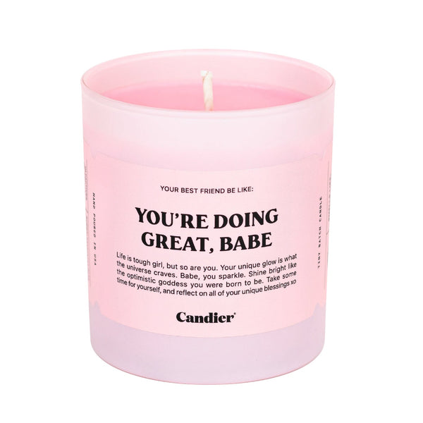 You're Doing Great Candle Apparel & Accessories Ryan Porter   