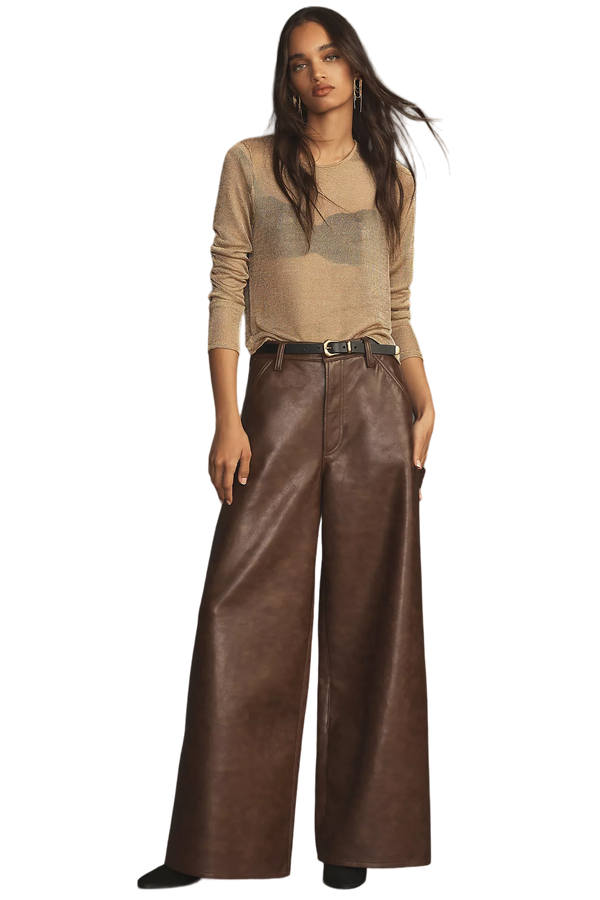 Dale Recycled Leather Trouser  AGOLDE   