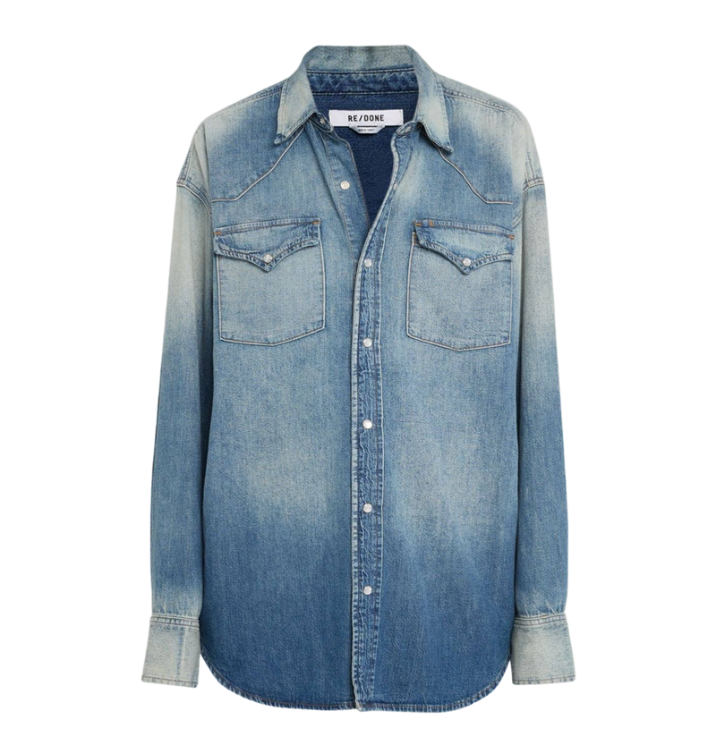 Oversized Western Shirt  RE/DONE   