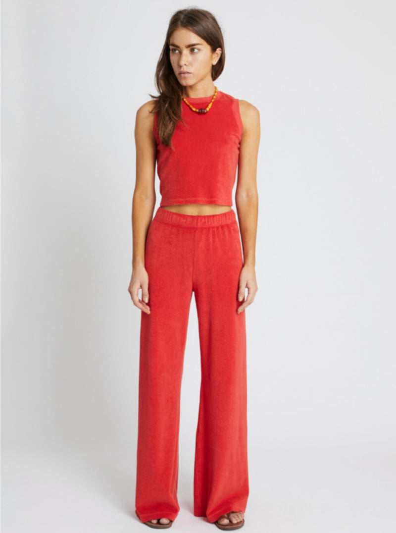 Zephyra Flare Pants in Terry