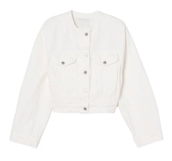 Renata Collarless Deconstructed Jacket