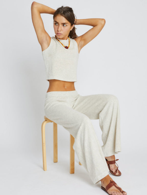 Zephyra Flare Pants in Terry