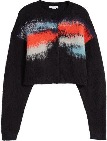 Intarsia Crew Cardigan  RE/DONE   