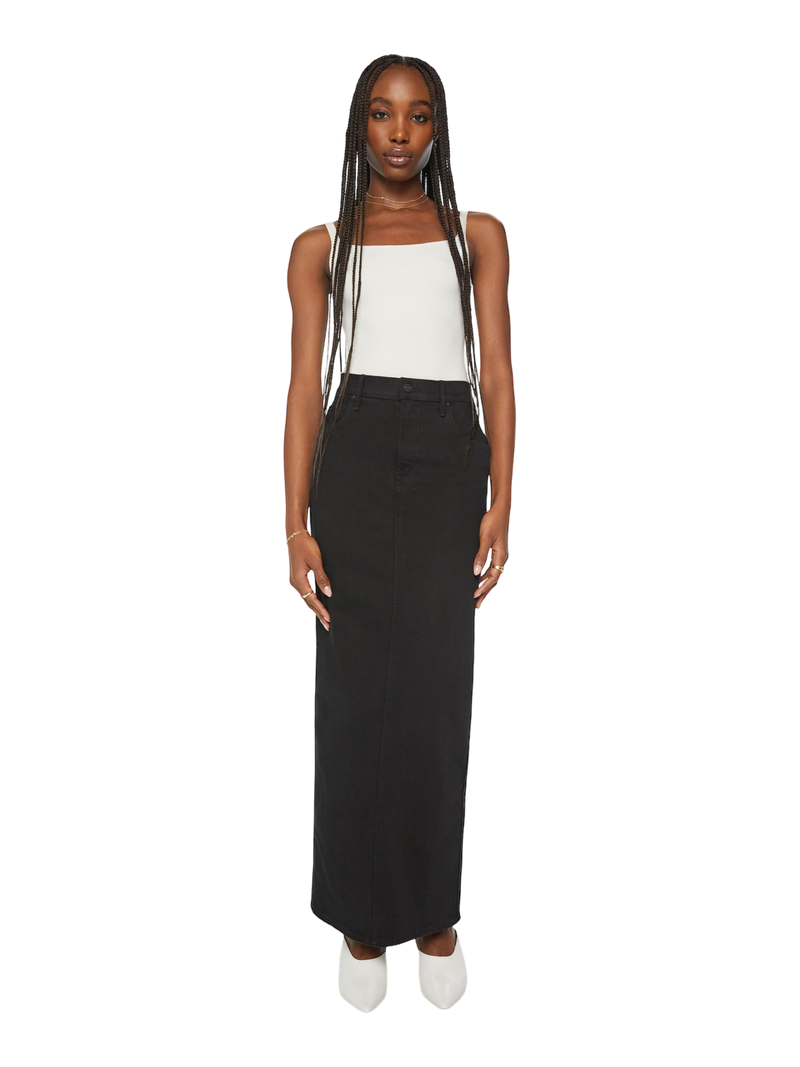 The Flagpole Maxi Skirt  Mother Denim   