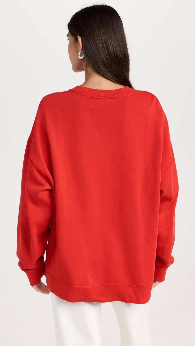 Hanes Oversized Crewneck Sweatshirt  RE/DONE   