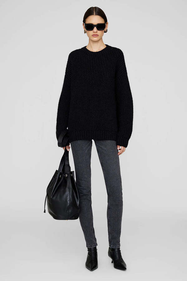 Sydney Crew Sweater  Anine Bing   