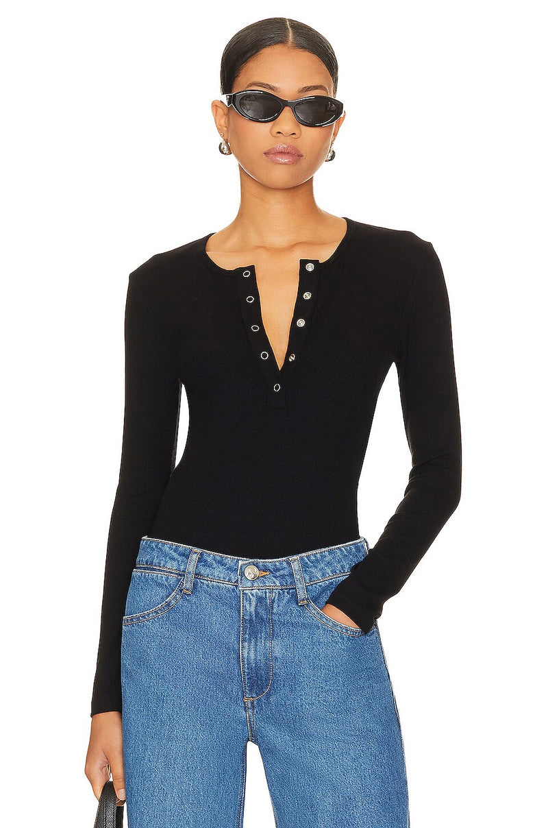 Dalston Ribbed Henley  LNA   
