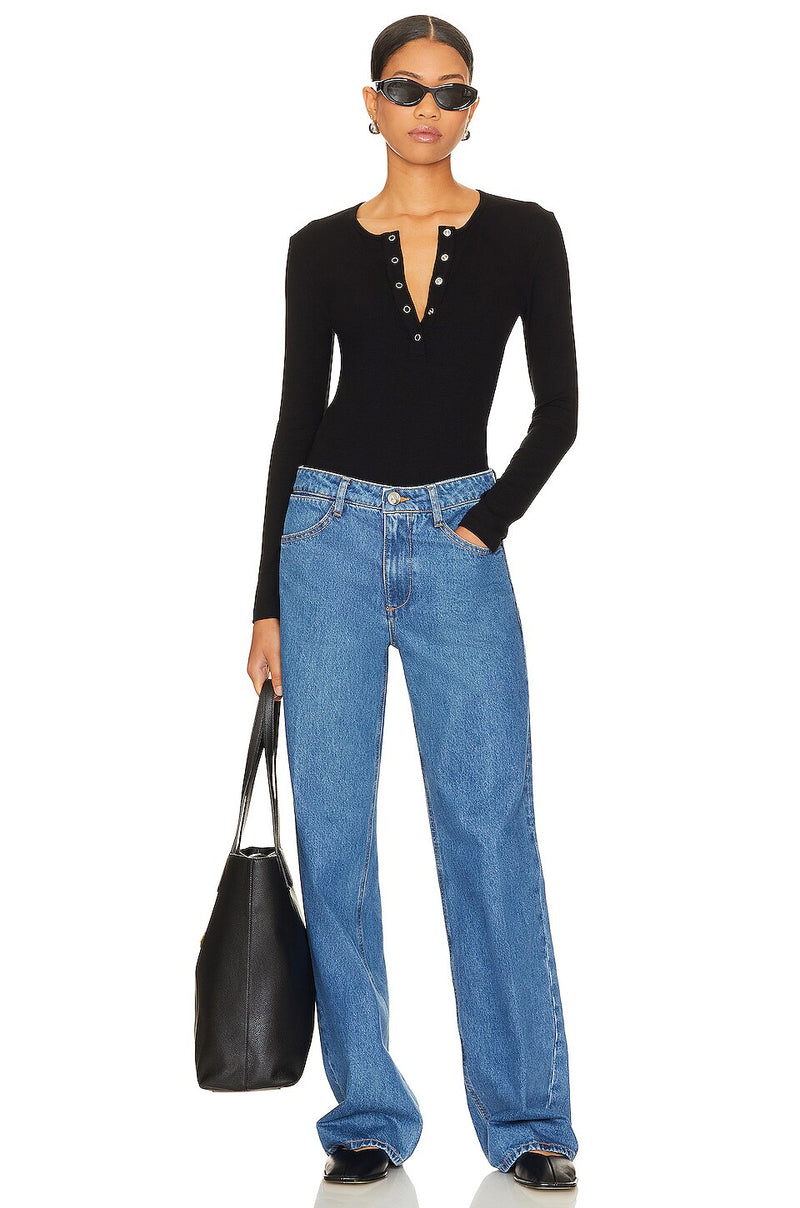 Dalston Ribbed Henley  LNA   