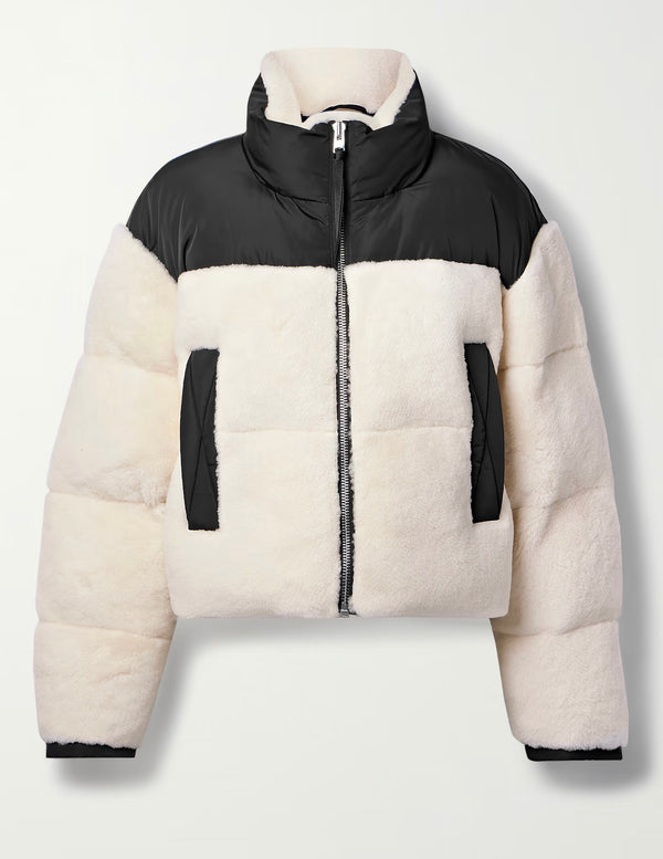 Maya Shearling Puffer  Shoreditch Ski Club   