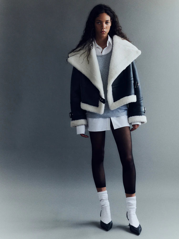 Daia Shearling Jacket  Shoreditch Ski Club   