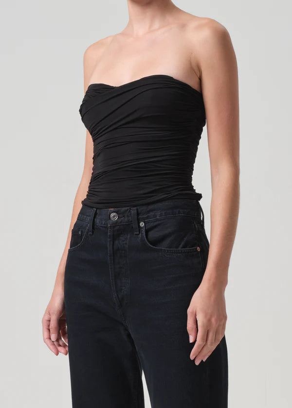 Tonia Twist Tube Top  AGOLDE   