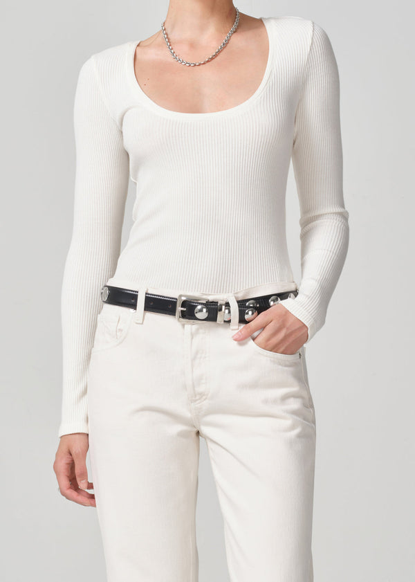 Juni Long Sleeve Scoop Neck  Citizens of Humanity   