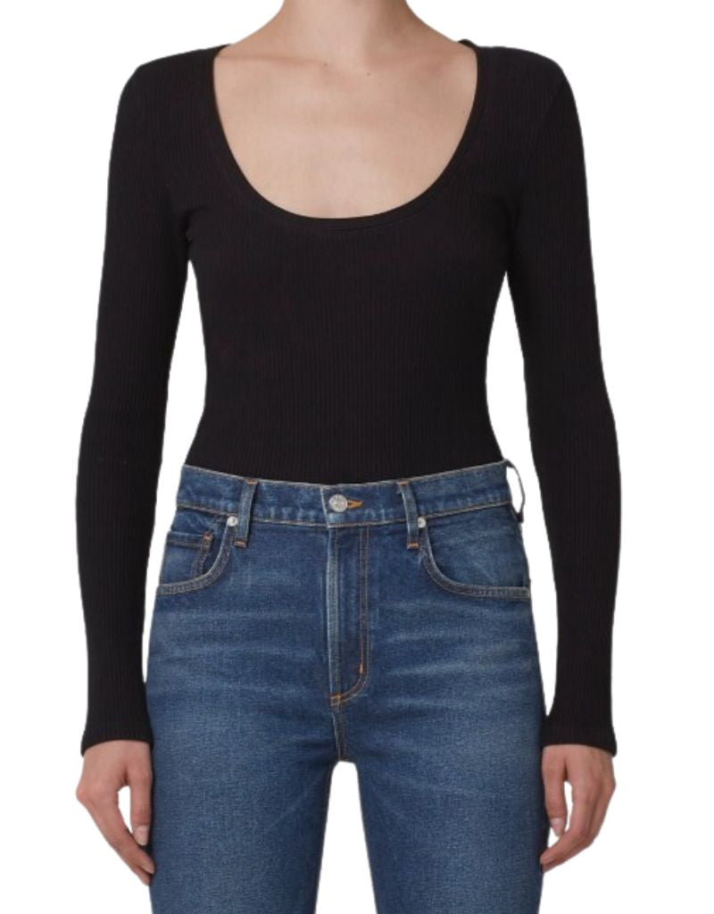 Juni Long Sleeve Scoop Neck  Citizens of Humanity   