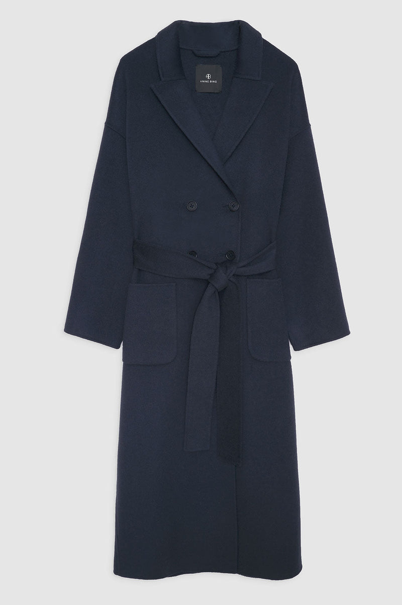 Dylan double-breasted wool and cashmere-blend coat