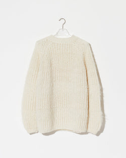 Alpaca Brioche Loose Fit Pullover  Maiami   