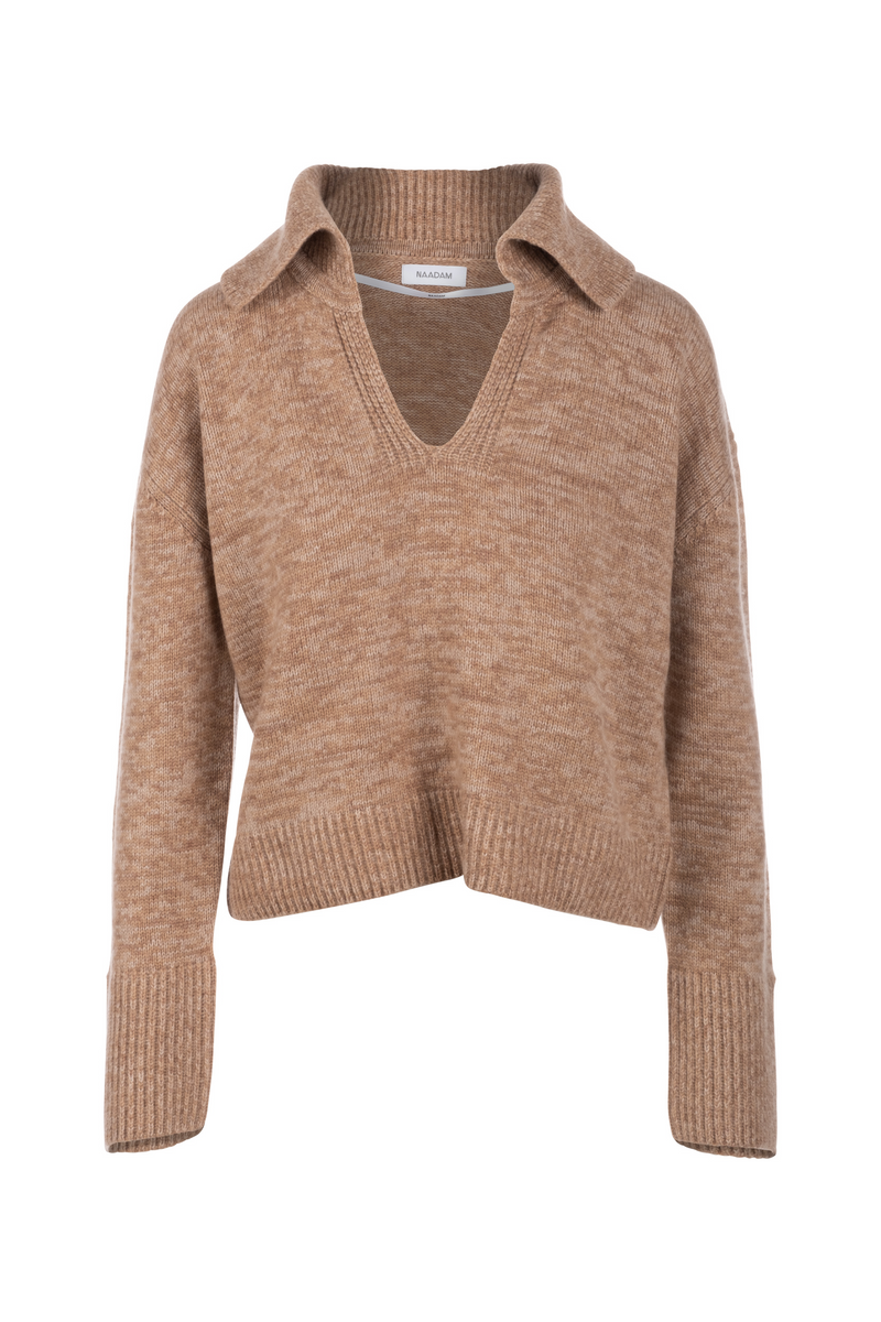 Wool Cashmere Luxe Polo  Naadam   