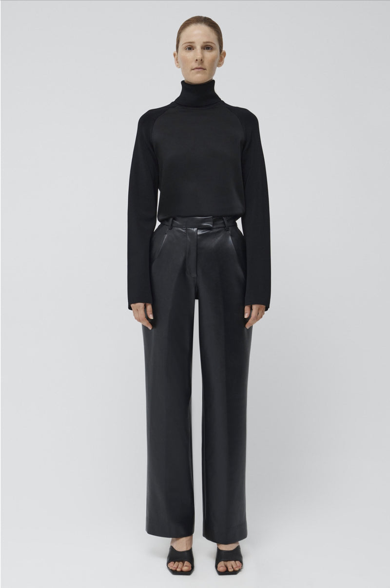 Novia Pleated Straight Leg Pant  SIMKHAI   
