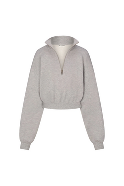 Cropped Half-Zip Sweatshirt  Éterne   