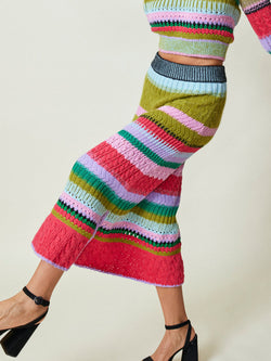 Ashby Multi Stitch Skirt  Lingua Franca   