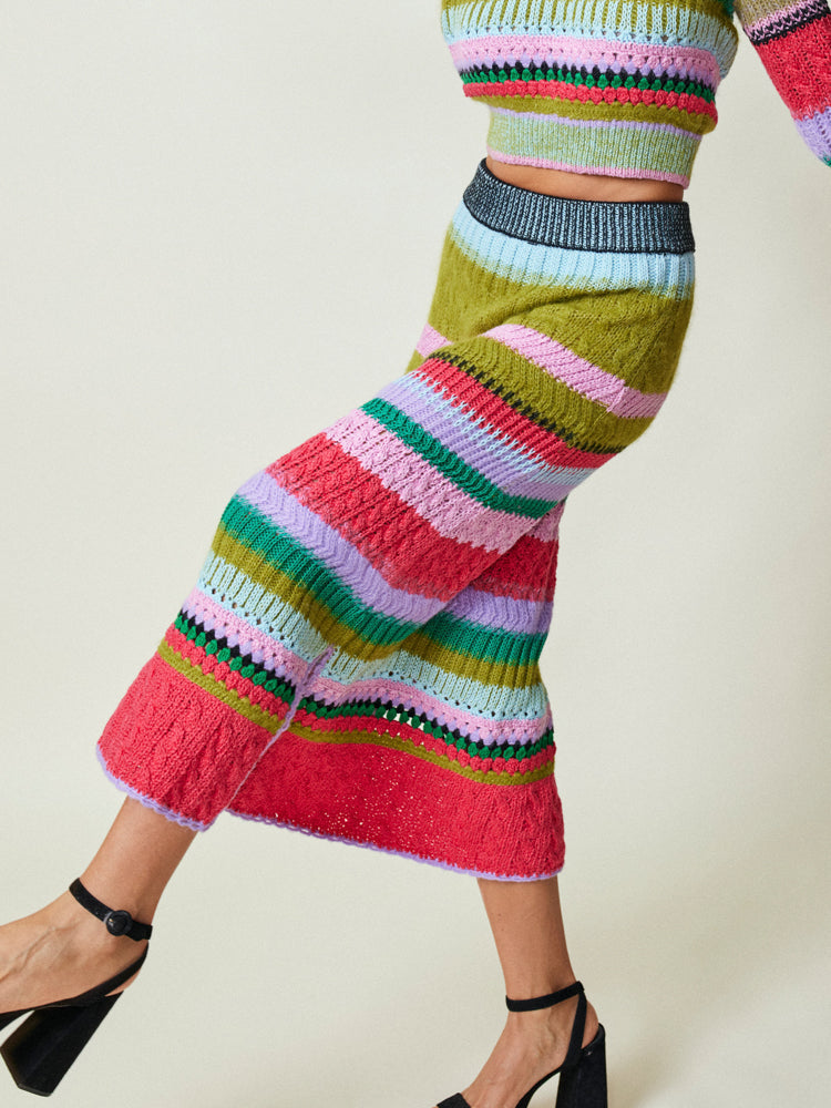 Ashby Multi Stitch Skirt  Lingua Franca   