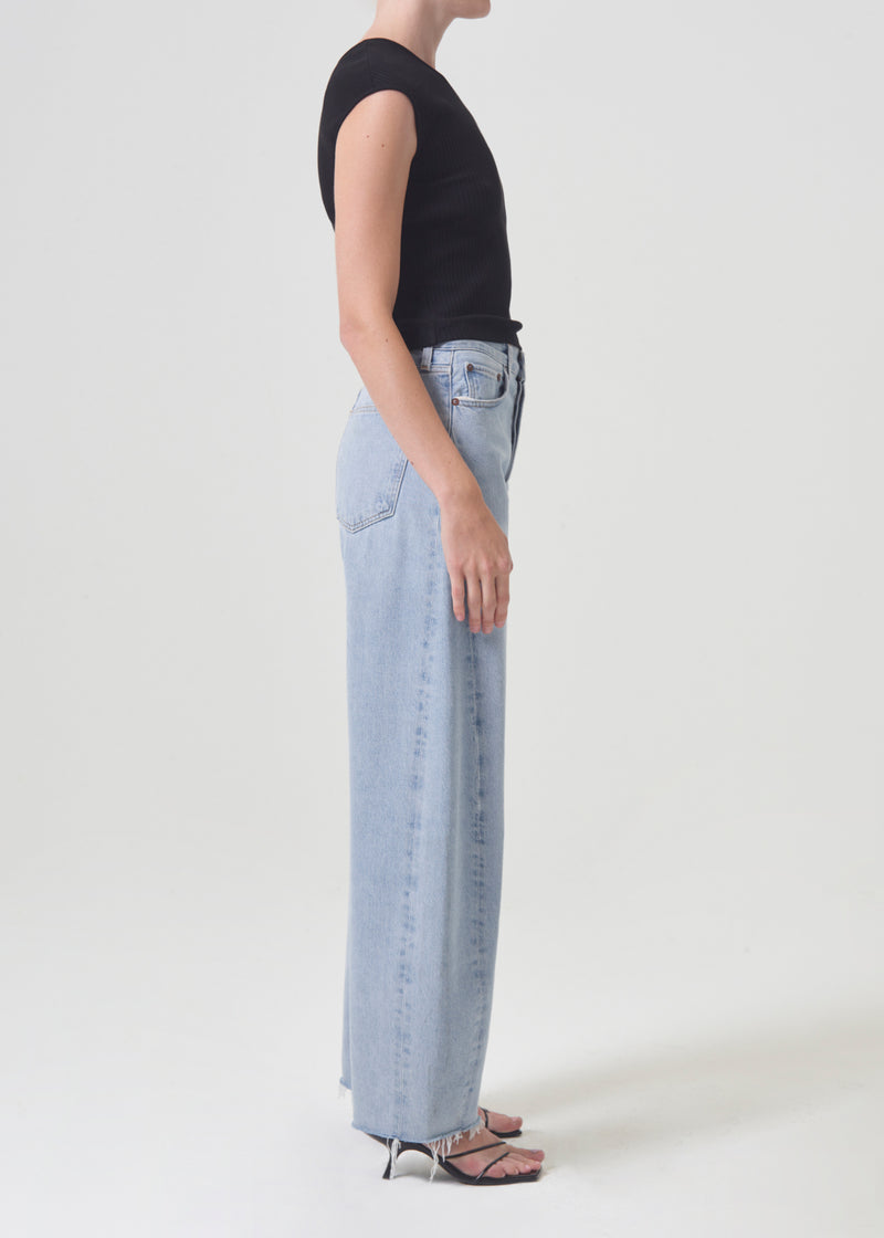 Luna High Rise Pieced Taper Jean