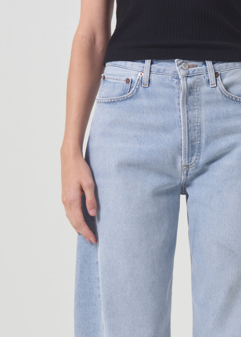 Luna High Rise Pieced Taper Jean