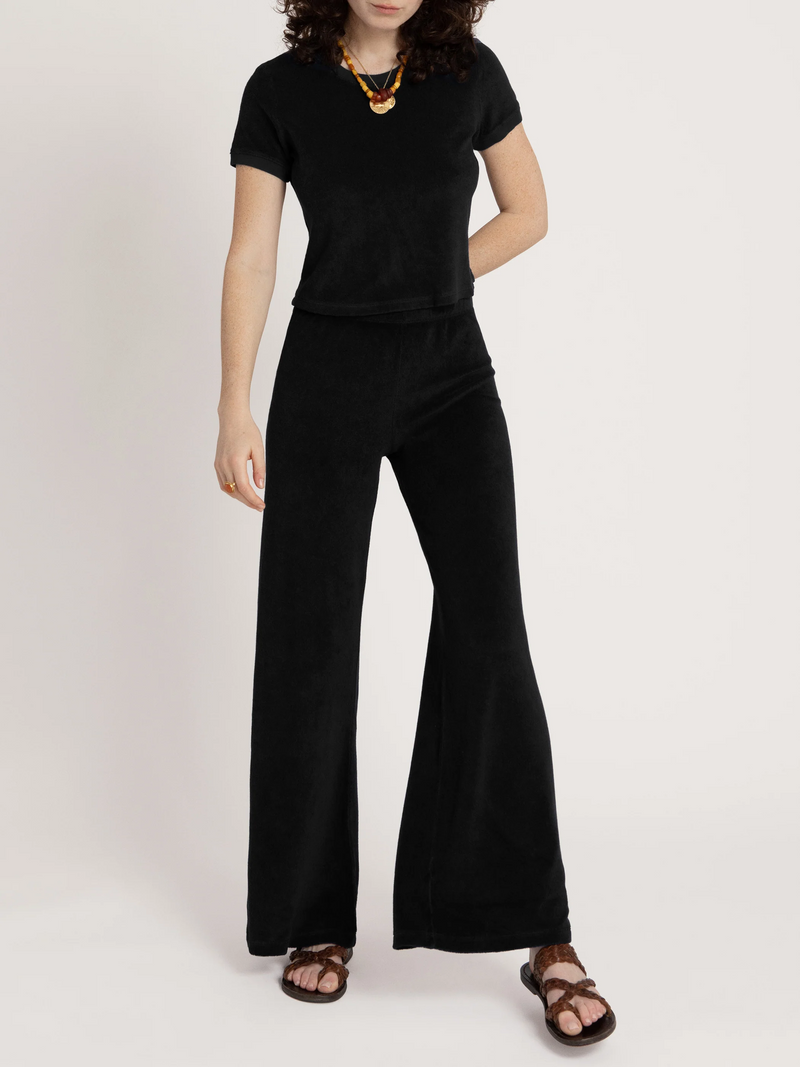 Zephyra Flare Pants in Terry