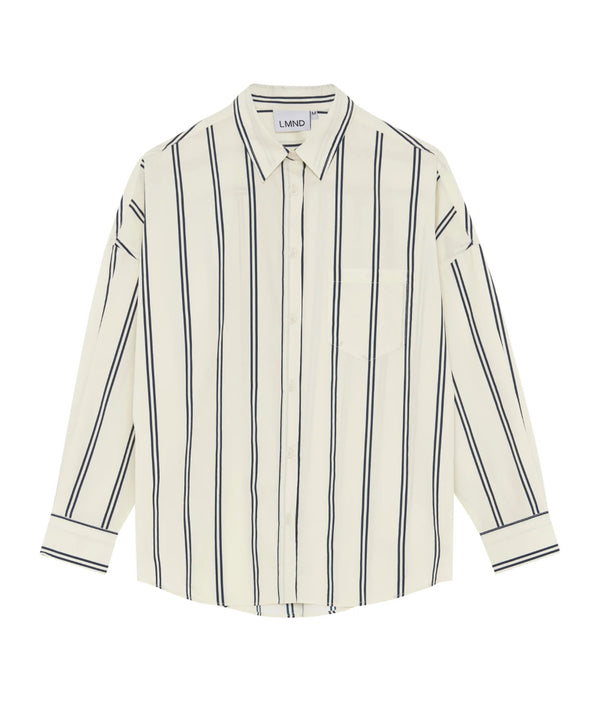 Chiara Mid Length Stripe Shirt