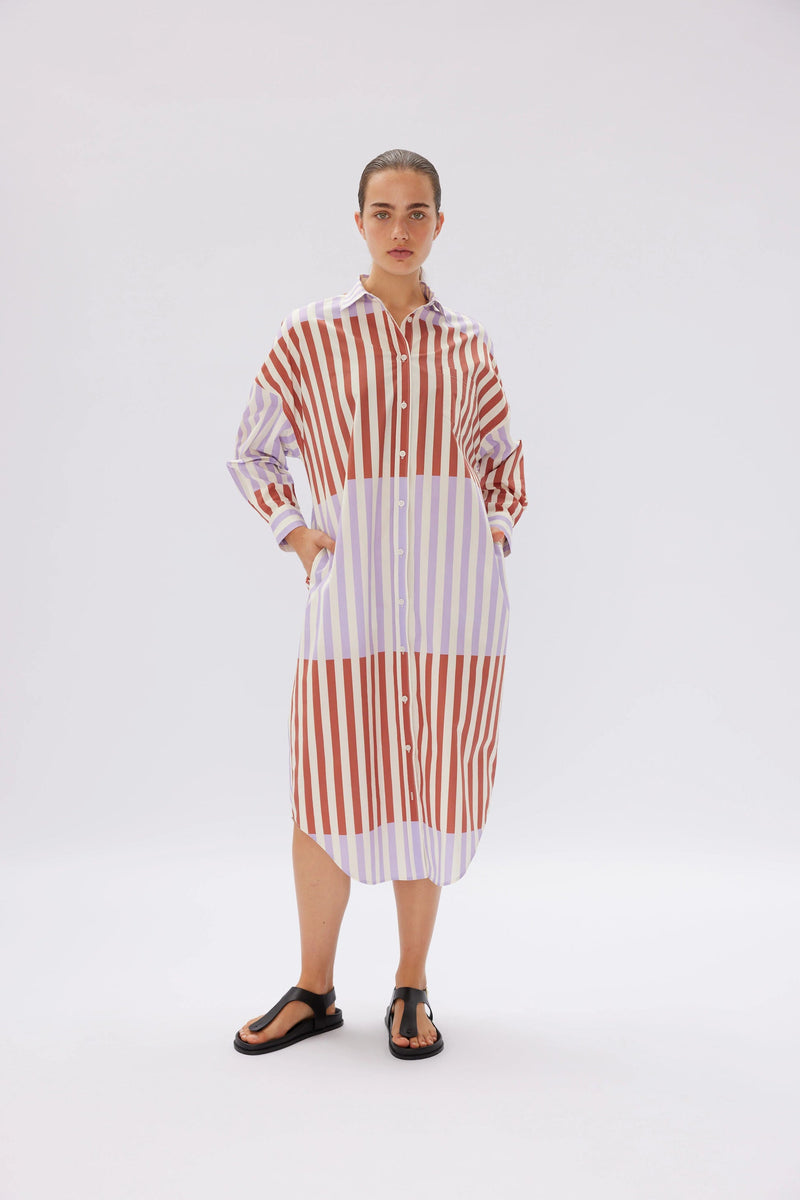Chiara Stripe Maxi Dress