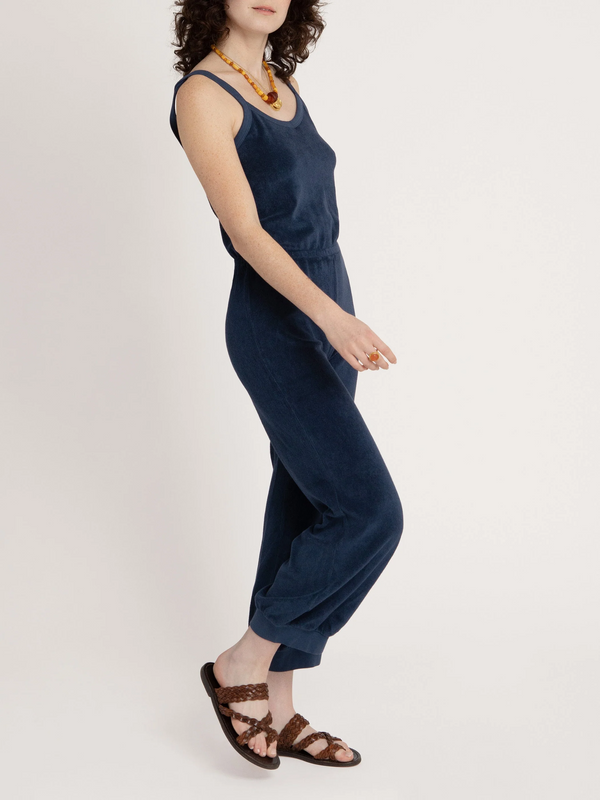 The Giorgi Tank Jumpsuit in Terry