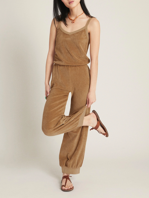 The Giorgi Tank Jumpsuit in Terry