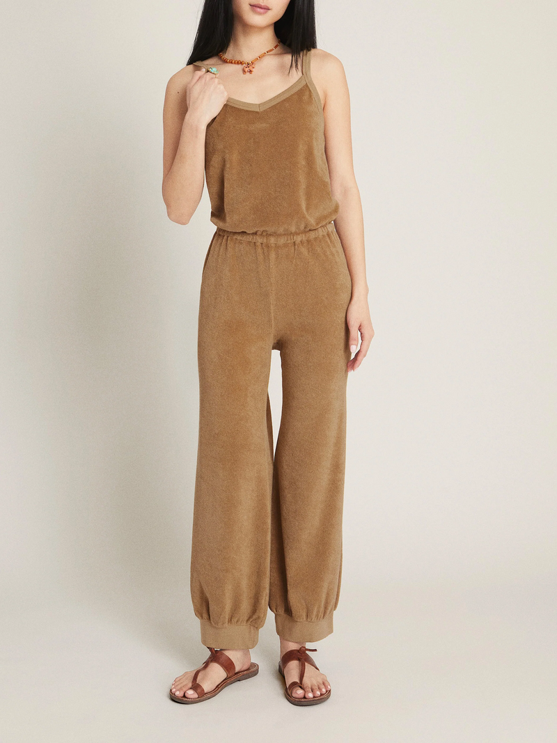 The Giorgi Tank Jumpsuit in Terry