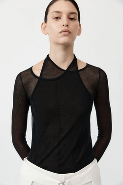 Semi Sheer Loop Top