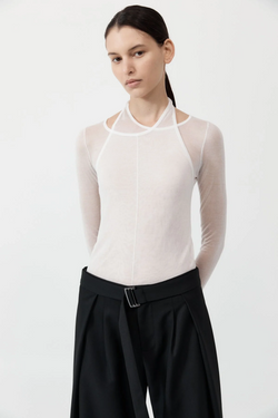 Semi Sheer Loop Top