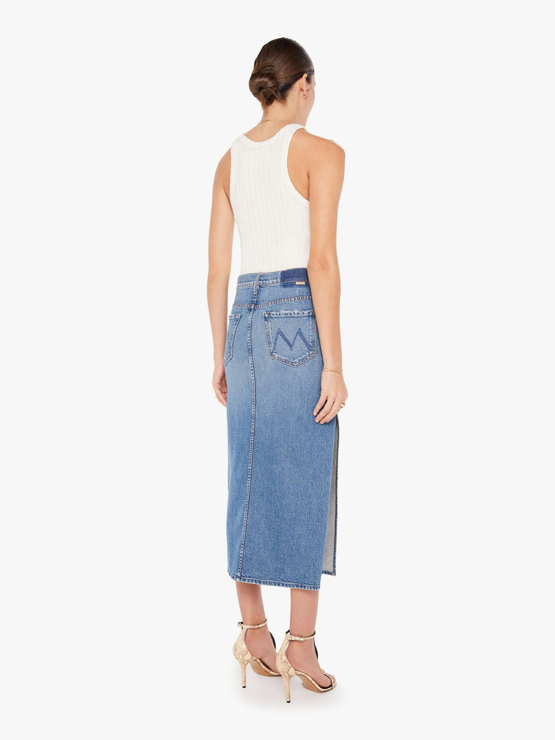 The Split Second Denim Skirt