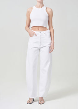 Luna High Rise Pieced Taper Jean