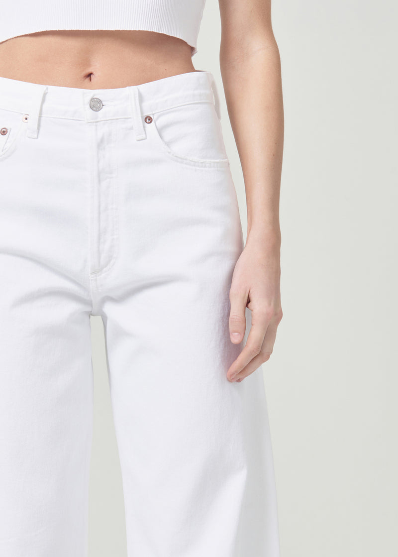 Luna High Rise Pieced Taper Jean
