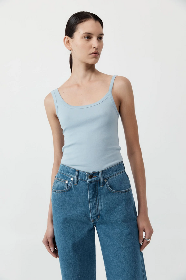 Organic Cotton Asymmetrical Tank