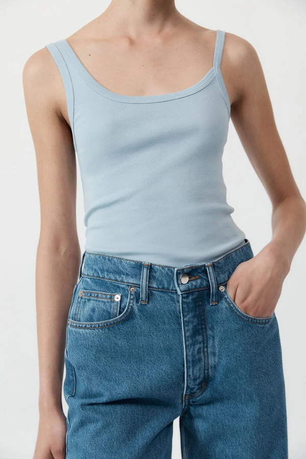 Organic Cotton Asymmetrical Tank