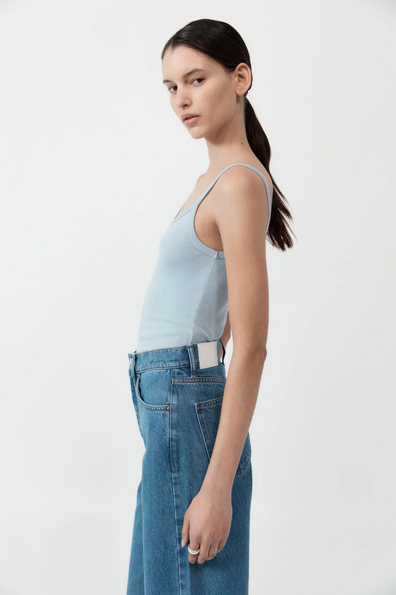 Organic Cotton Asymmetrical Tank