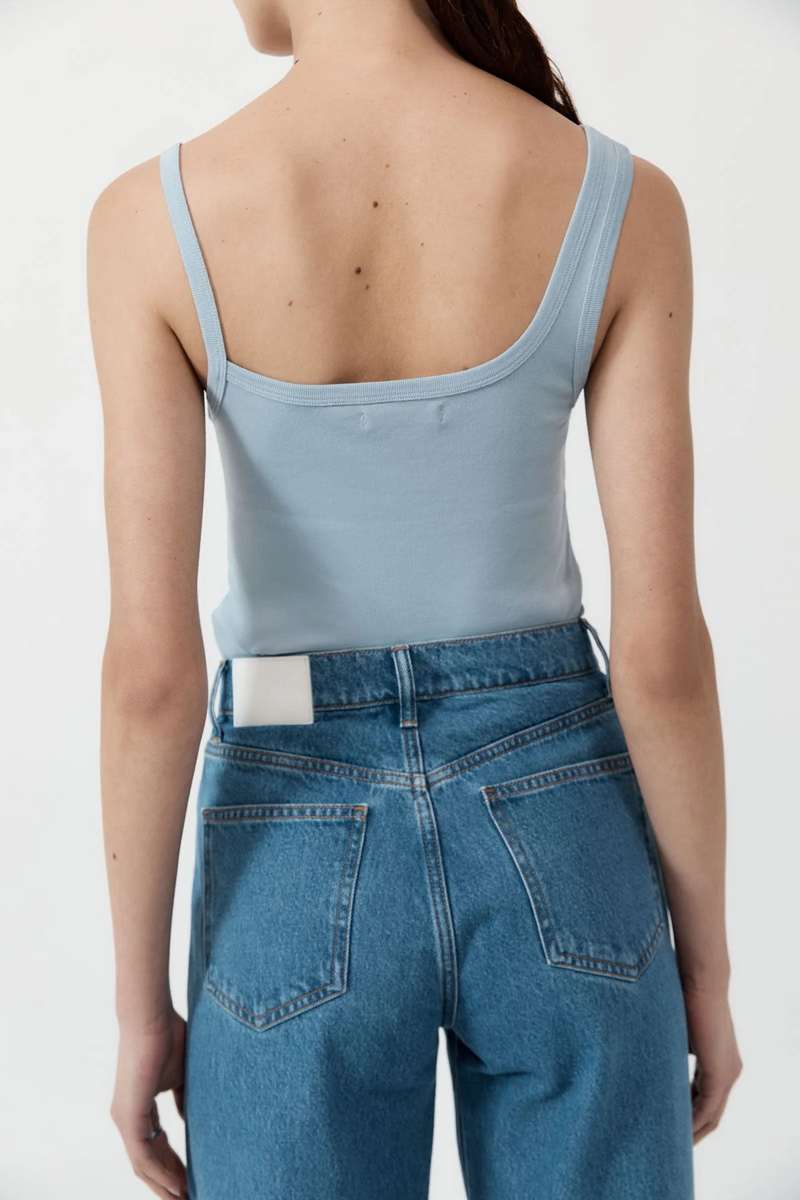 Organic Cotton Asymmetrical Tank