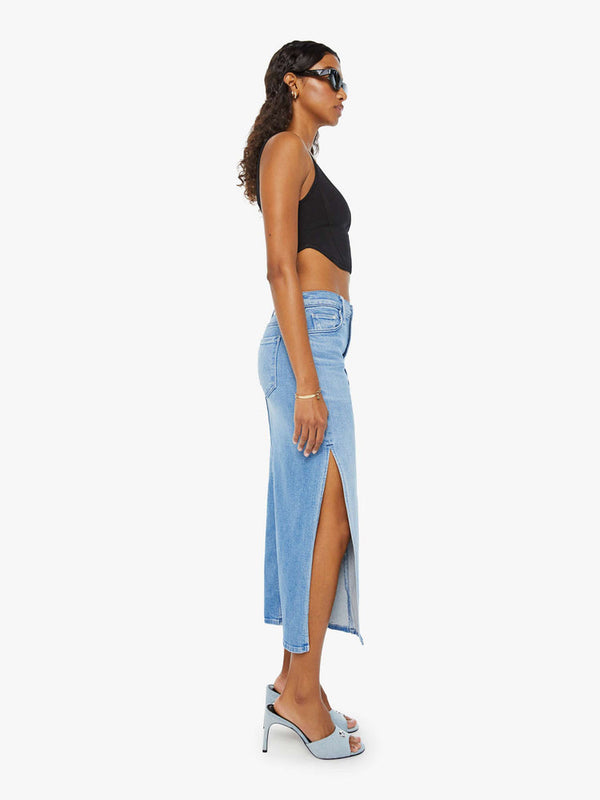 The Split Second Denim Skirt