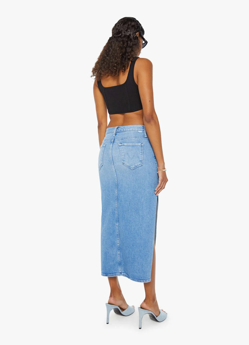 The Split Second Denim Skirt
