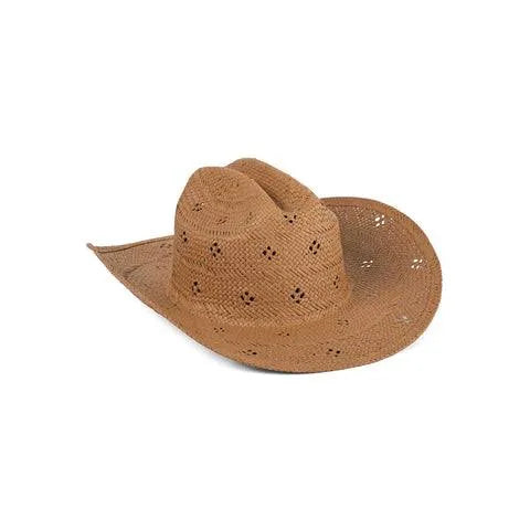 Desert Rose Straw Cowboy Hat