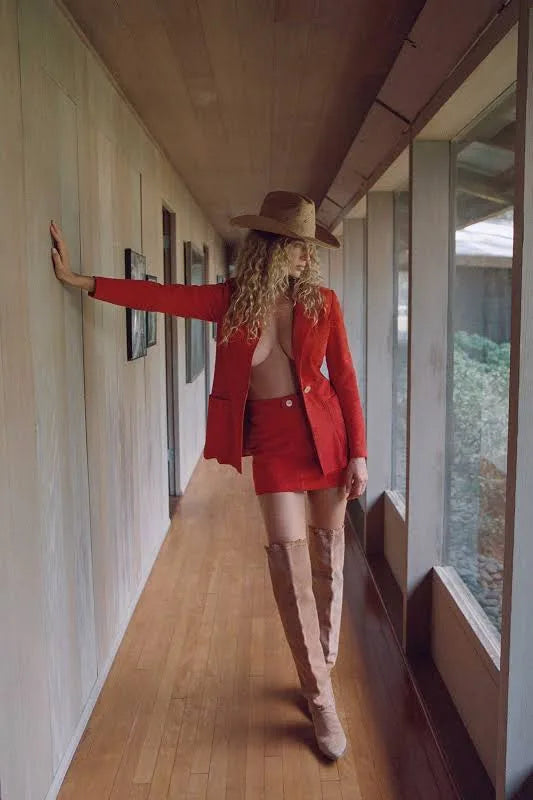 Desert Rose Straw Cowboy Hat