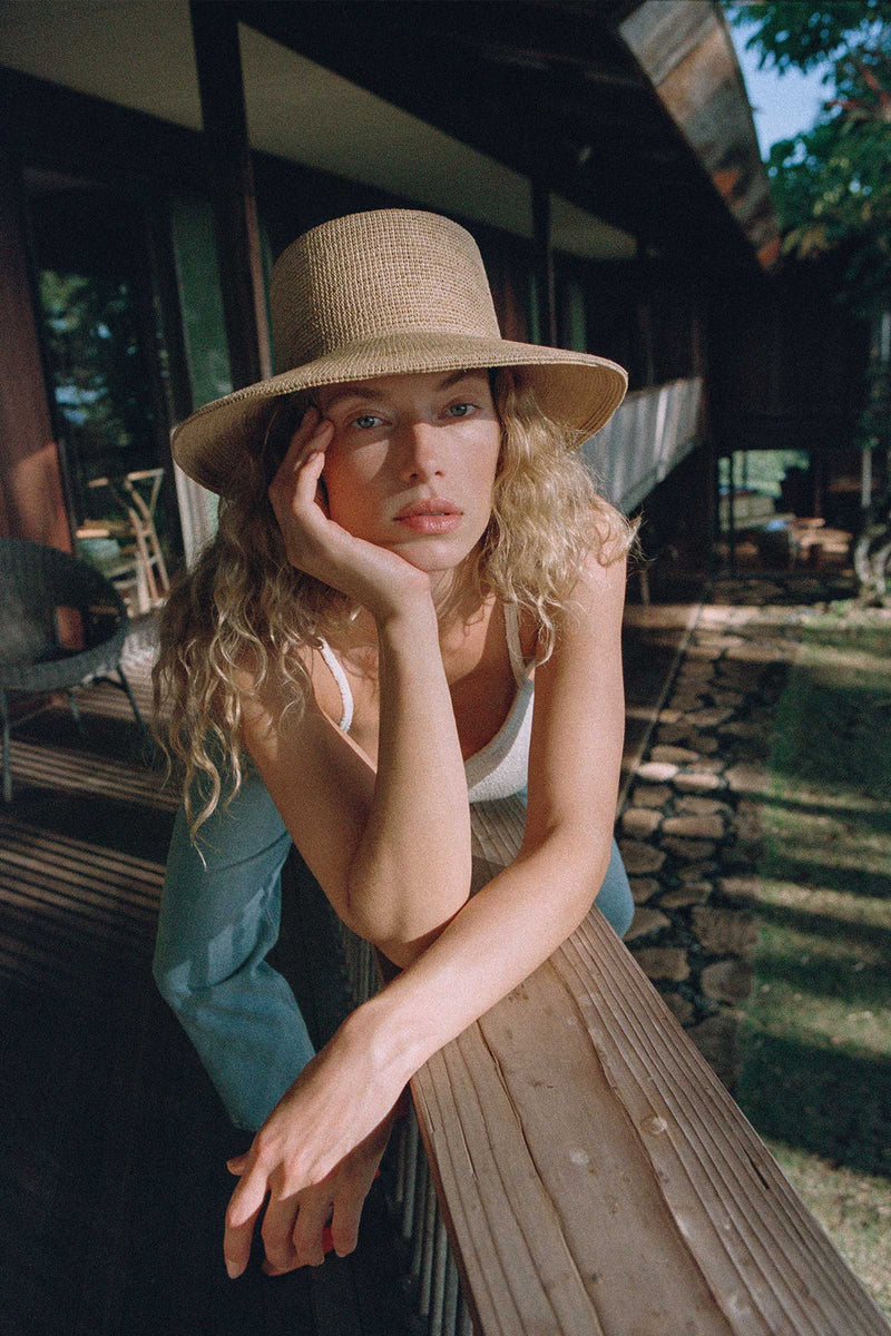 The Inca Bucket Straw Hat