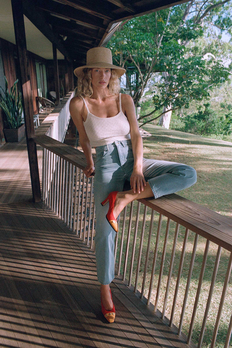 The Inca Bucket Straw Hat