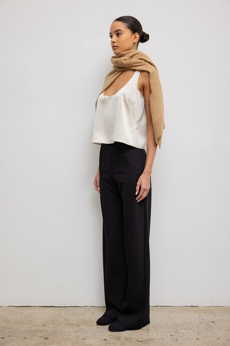 Barb Satin Scoop Tank