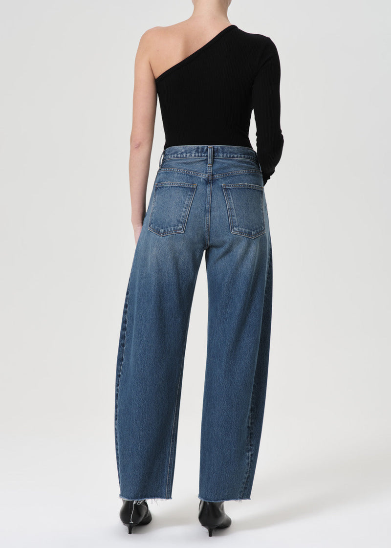 Luna High Rise Pieced Taper Jean